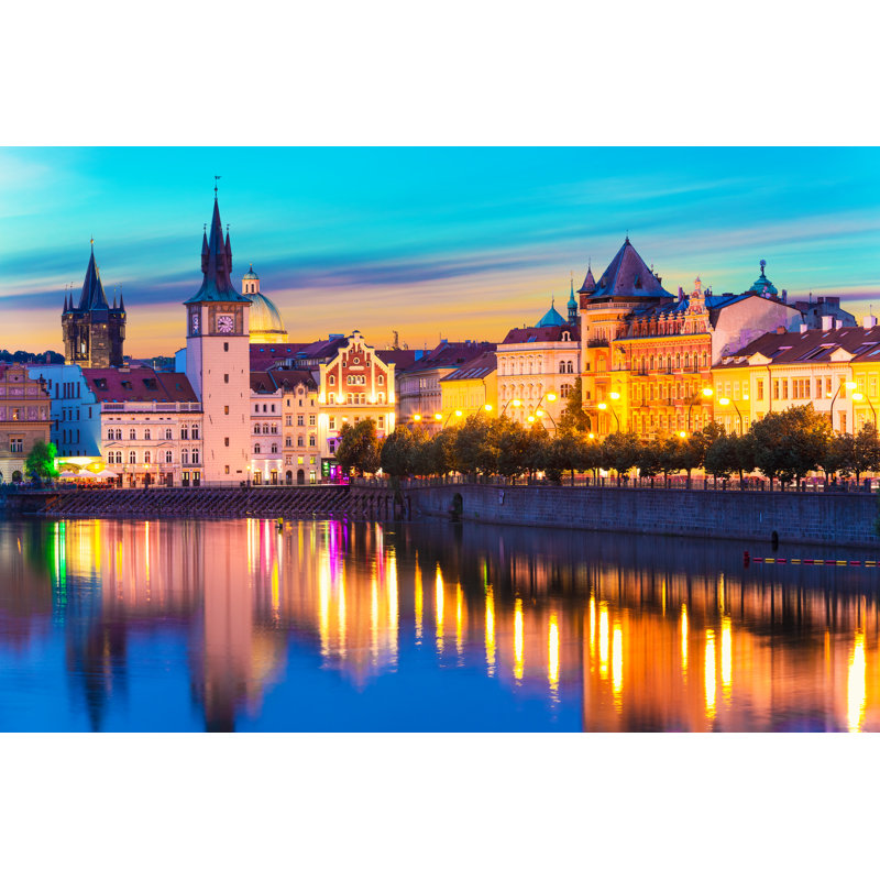 Old Town In Prague - Wrapped Canvas Print, 30cm H x 46cm W