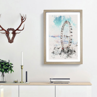The London Eye - Framed Print
