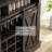 Coffee Bar Cabinet, Tall Bar Cabinet Kitchen Buffet Sideboard With Sliding Barn Door And Blackboard-1262036501