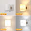 Wooden Base Glass Cylinder Flush Mounted Sconce-749863569
