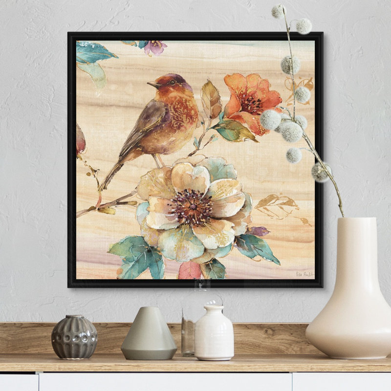 «Spice Nature II» par Lisa Audit - reproduction d'art sur toile, Cadre flottant noir, H 18 po x l 18 po x P 1,75 po