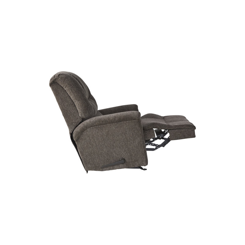Fauteuil inclinable manuel berçant standard de 41 po de largeur Yother, Espresso Lewis