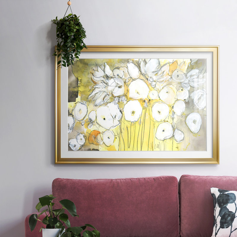 Heirloom Treasure II, reproduction d'art encadrée, Or, H 15 po x l 21 po x P 1,5 po