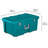 Sterilite Wheeled Footlocker, Plastic Utility Storage Container-103175771-103175777