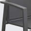 Ensemble de 4 chaises de patio empilables en aluminium entièrement assemblées avec filet Meslin respirant pour le confort et la durabilité à l'extérieur-1840439664