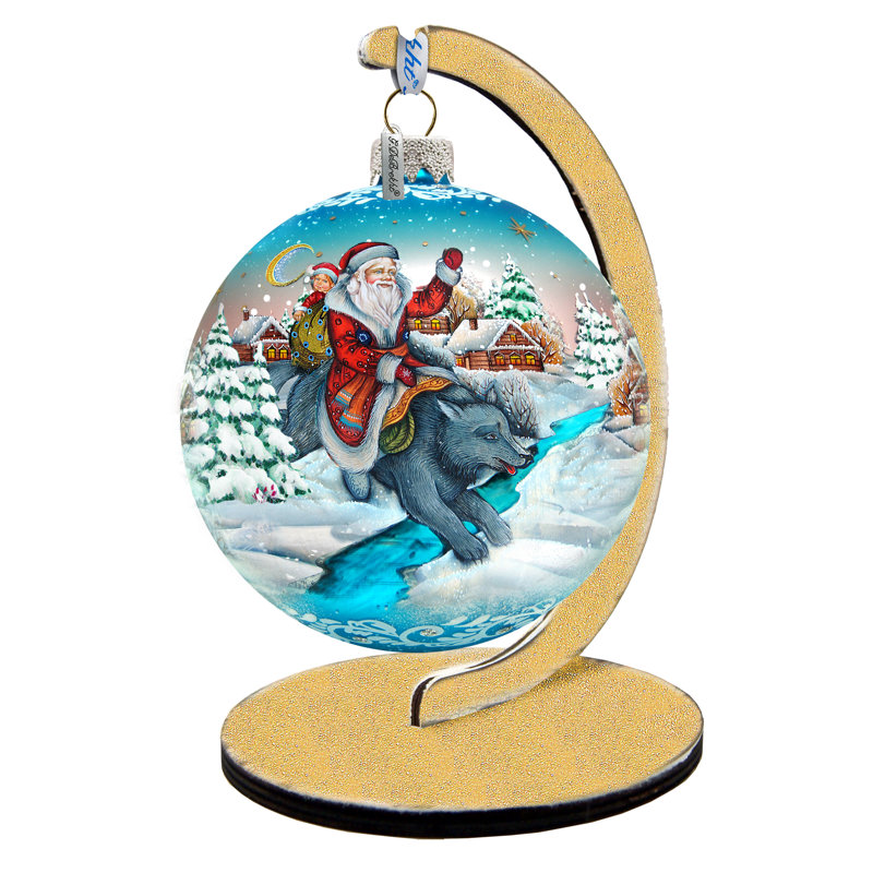 5.5'' Glass Ball Ornament