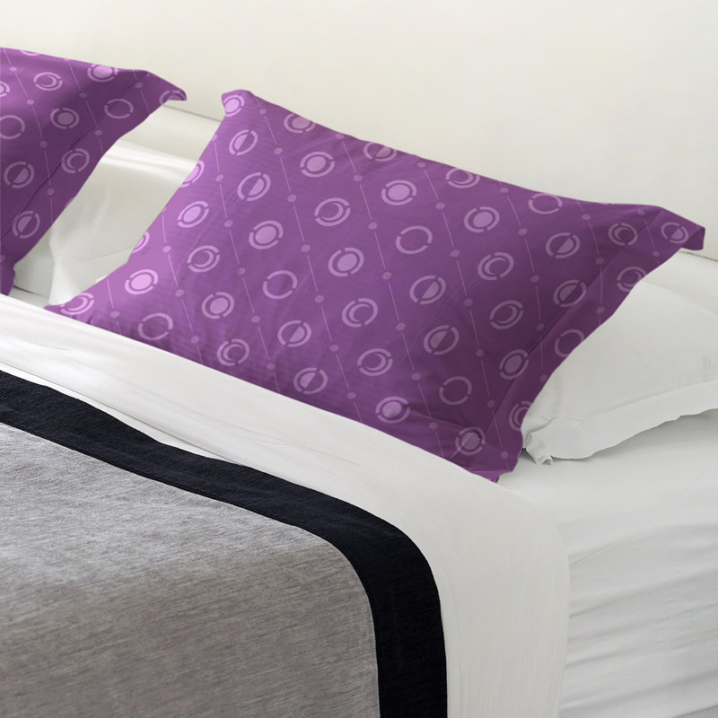 Taie décorative oreiller Classic Moon phases, Reine, Microfibre, Fleur
