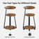 Vernestine Round End Table Side Table with 3-Tier Shelves
