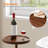 Bamboo Round End Table-323381774