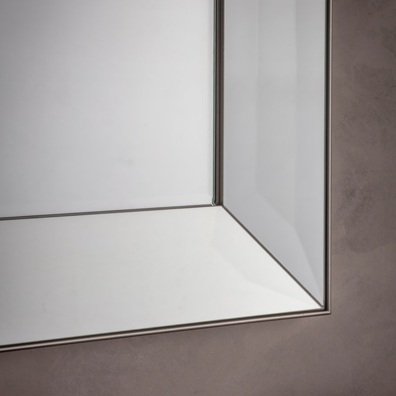 Lennon Wood Flat Mirror, 122 x 92 x 6 cm