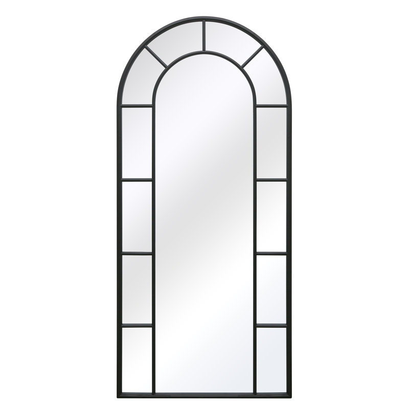 Miroir de plancher en métal