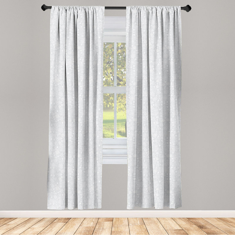 Semi-Sheer Rod Pocket Curtain (DSQ is set to 2), 28" x 84"