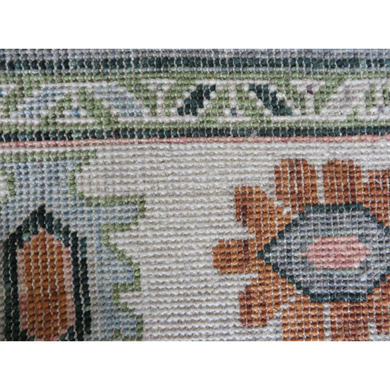 Tapis oriental turc Oushak coloré noué à la main 8 x 10 3C696C28D5FE41FB8083A8B84F5FEAE6