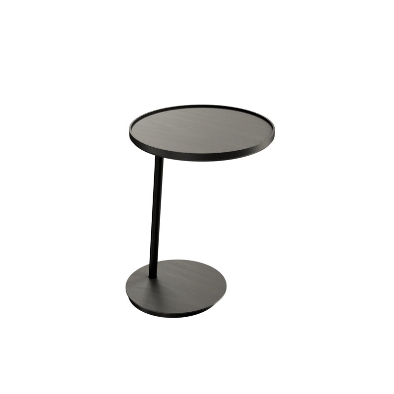 Balance End Table, 22.44" H x 15.75" W x 15.75" D, Charcoal