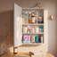 50mm W 70mm H Framed Medicine Cabinet Mirror 2