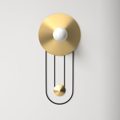 Rury Single Light Steel Dimmable Flush Mounted