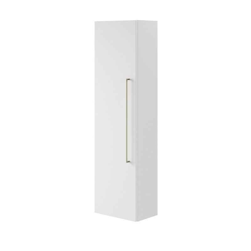 Linen Cabinet, Pearl Grey Matt