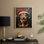 «Christmas Holiday Art - Series 2-XXXVIII», reproduction d'art encadrée - bois massif