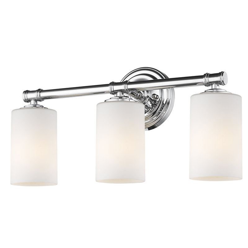 Éclairage pour meuble-lavabo 3 lumières Castleman, Chrome