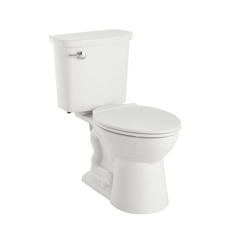 American Standard VorMax 1 Gallons GPF Elongated Comfort Height Floor Mounted Kit (Seat Not Included), Left-Hand