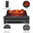 Ademaro Red Barrel Studio® 22.6 " W Black Electric Logs with BTU 5776
