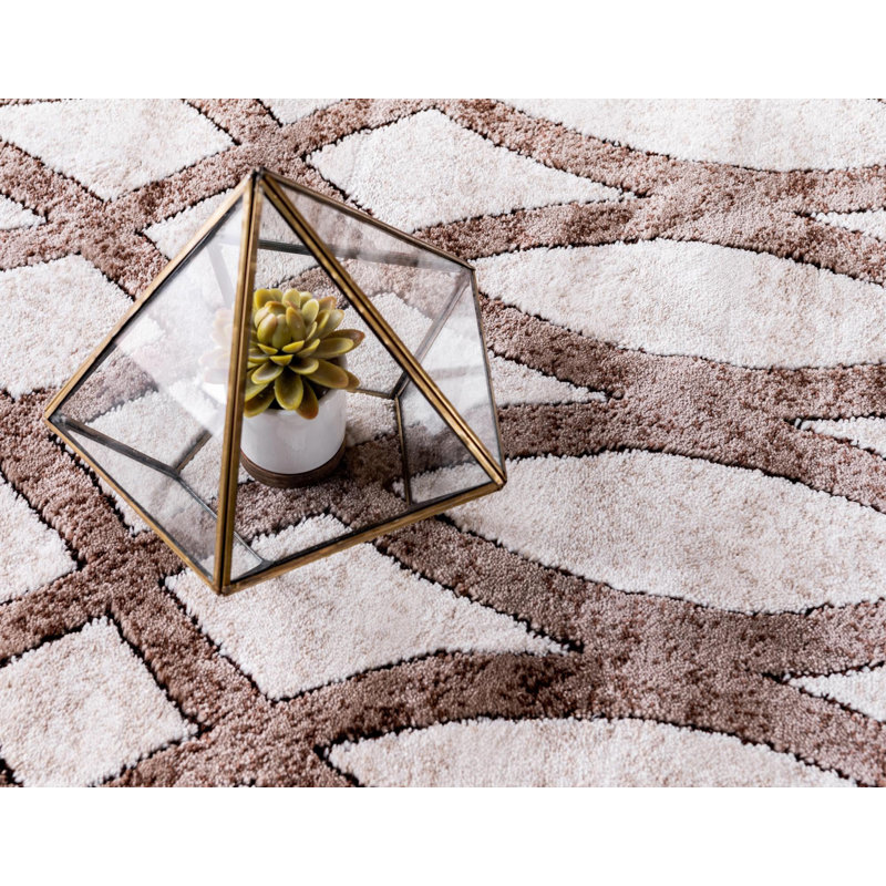 Emigdio Abstract Indoor Rug, Rectangle 5' x 8'