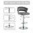 Christal Swivel Upholstered Adjustable Height Counter Stool-2109566880-2099052508