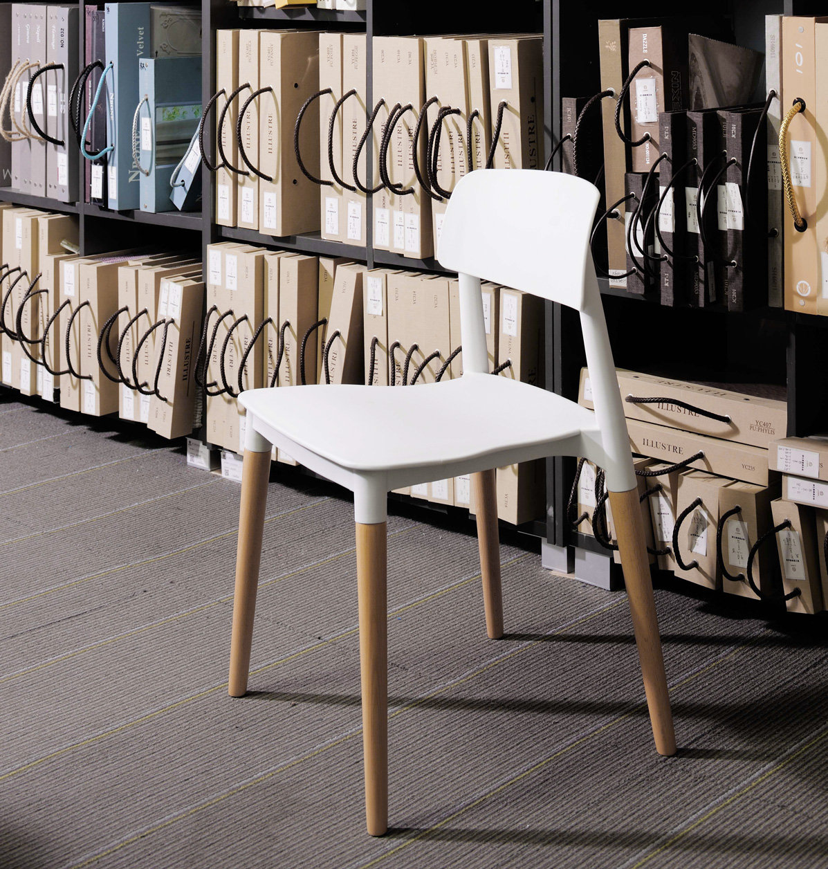 Jago Dining Chair, White, 1