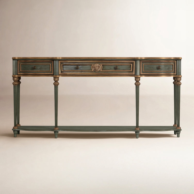 Peyton Console Table, Pastel Green