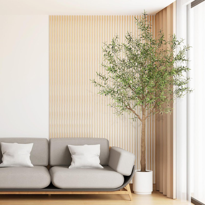 Artificial Olive Tree with Planter Natural Olive Branches