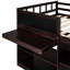 Lit mezzanine simple simple avec bureau, tablette et étagère de rangement, et polyvalence-1627903804