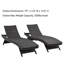 Chaise longue d'extérieur en osier Ozellar-1734272667