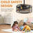 20 Inch Caged Ceiling Fan With Lights