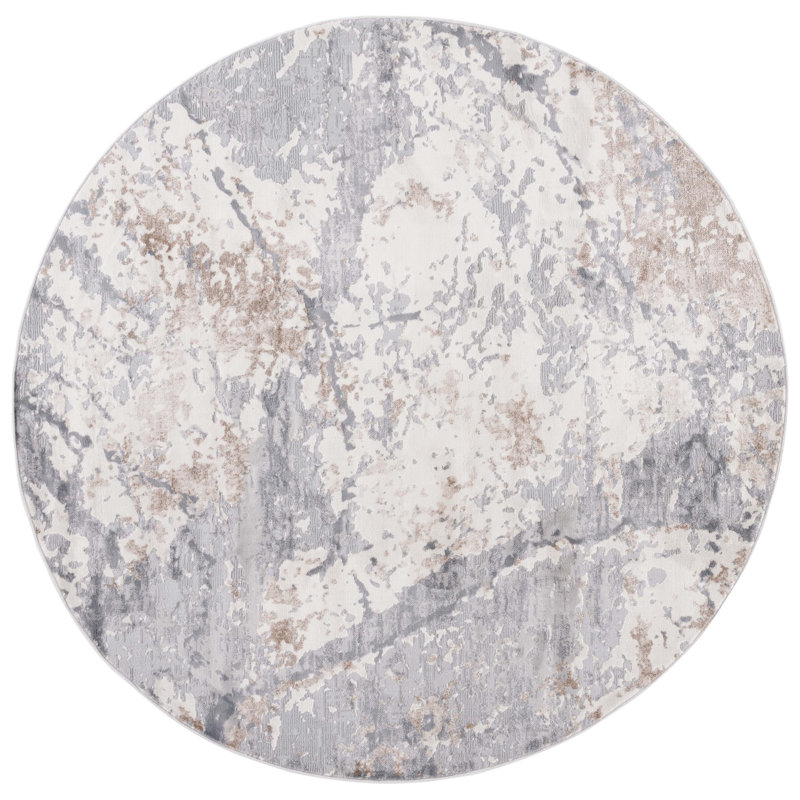 Eternal Performance Abstract Rug, Round 6'7"