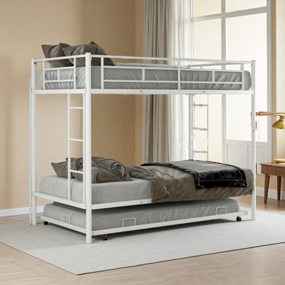 Twin Bunk Bed With Trundle