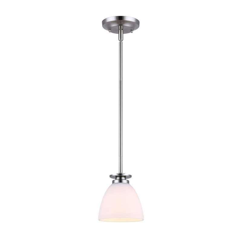 Luminaire suspendu en forme de dôme à 1 lumière Stivers