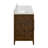 Alsup 72'' Double Bathroom Vanity With Quartz Top In Enhanced Brown Oak-126127894