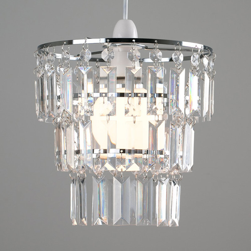 Pautah 1-Light Unique Tiered Lamp Shade