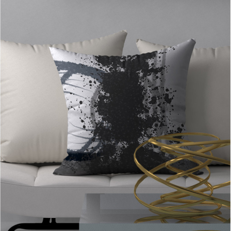 Housse de coussin carrée/insert, H 24 po x l 24 po
