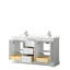 Ensemble de meuble-lavabo double 60 po Avery-80203228-41604581