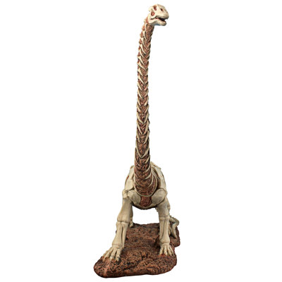 Bad to the Bone Jurassic Brachiosaurus Dinosaur Statue