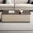 Saddle leather rectangular rock plate end table-106325214