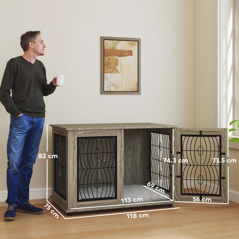 Engineered Wood Furniture Style Crate with 1 Door