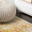 Tapis orange / blanc Audrey-2084099647