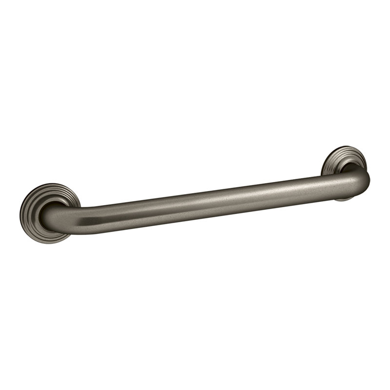 Traditional Grab Bar, Vintage Nickel, 18"W