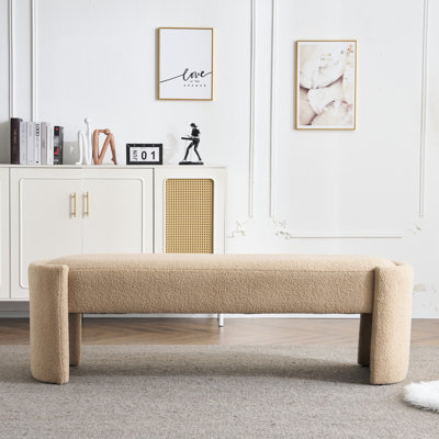 Chameau avec un rembourrage expansif - Cadre en bois, pour un long banc dans les tons de confort, maison polyvalente