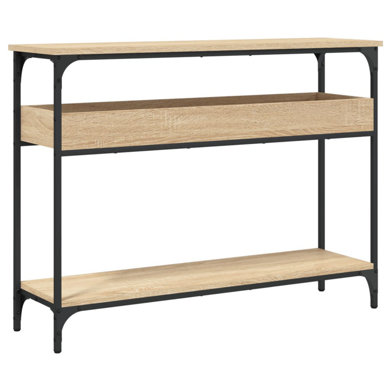 Norrin Console Table, 75 H x 100 W x 29 D cm, Sonoma Oak