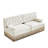 Soft Velvet Fabric Chesterfield Style Sofa,Button Tufted Design,Floor-Grazing Tassel Fringe Skirt,Easy To Assemble,Free Combination,For Living Rooms Rest Areas Bedroom-647767625