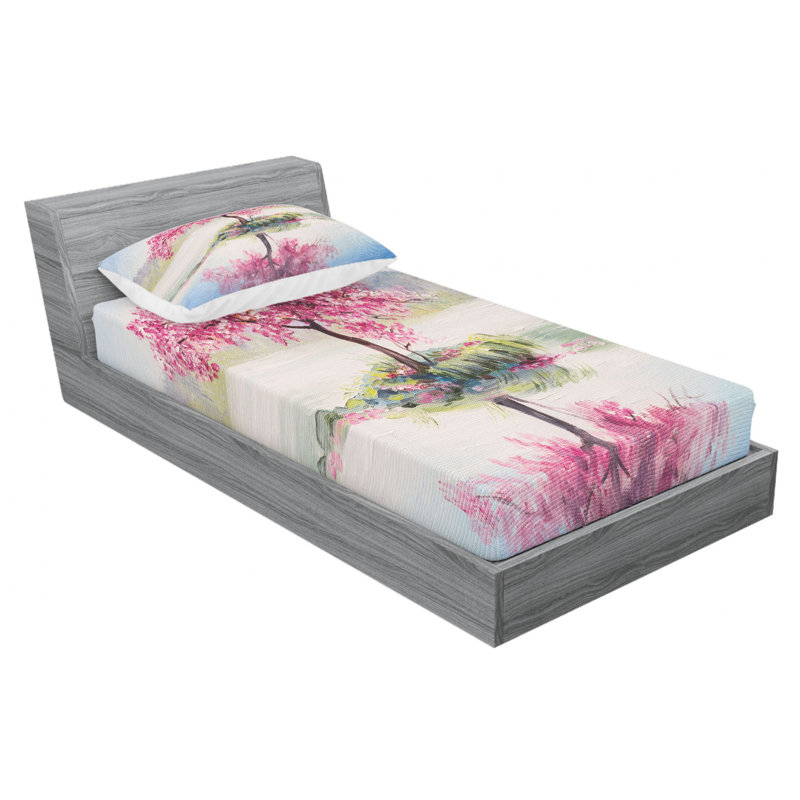 Microfiber Sheet Set, Twin XL Sheet Set with Fitted Sheet