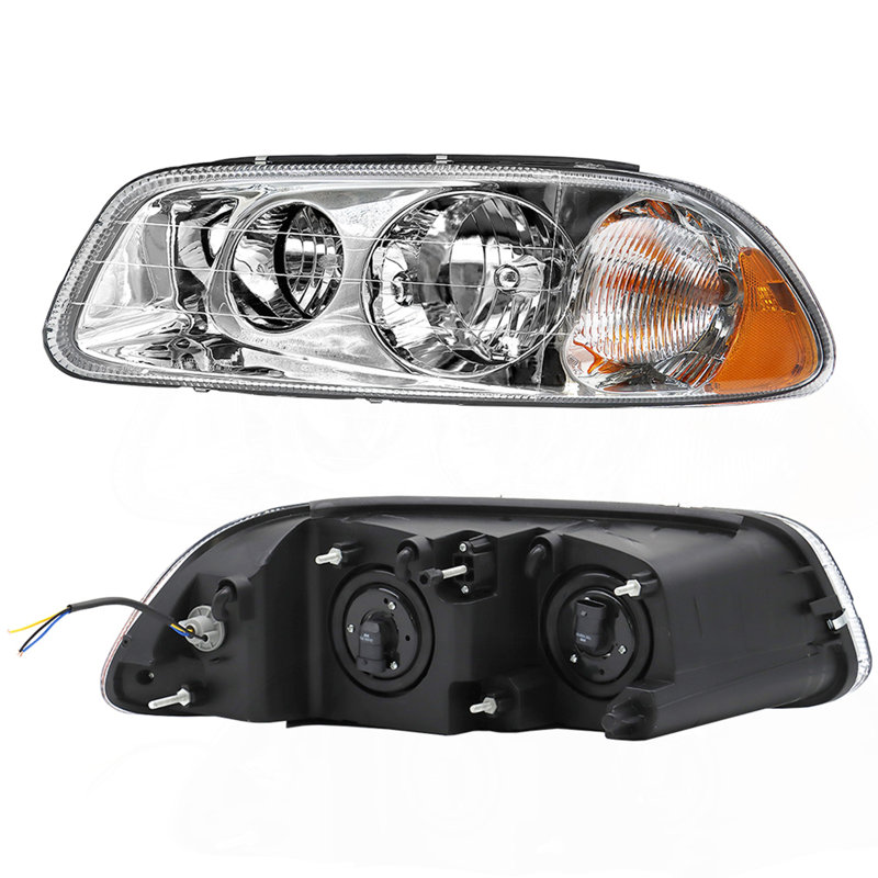 Halogen Headlights Assembly Compatible With Mack Semi Trucks Factory Driver Side
